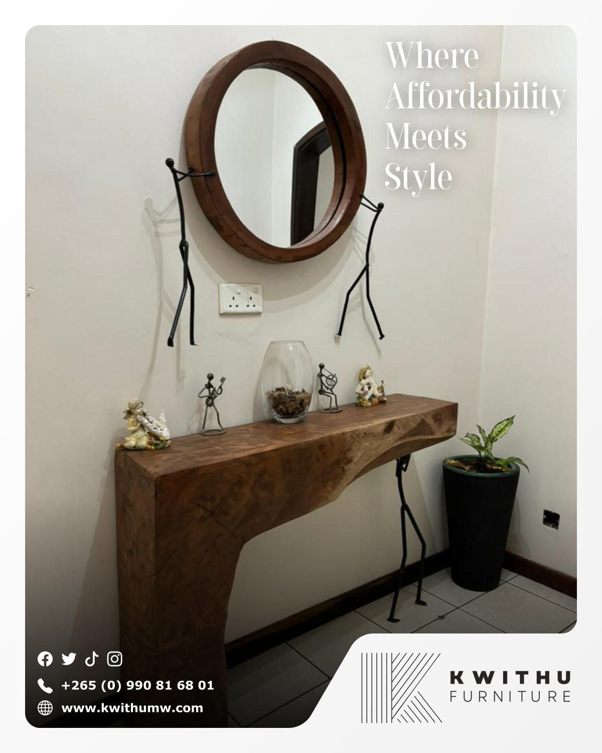 Mahogany Display Set